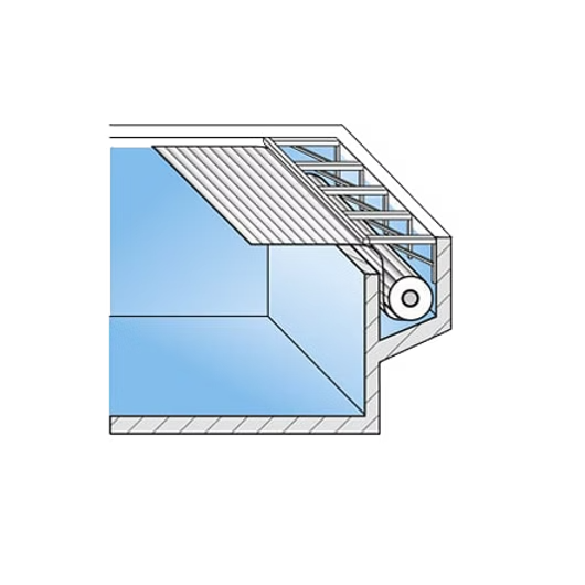 Architectural niche with pit brackets