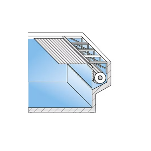 Shielding plate with pit brackets